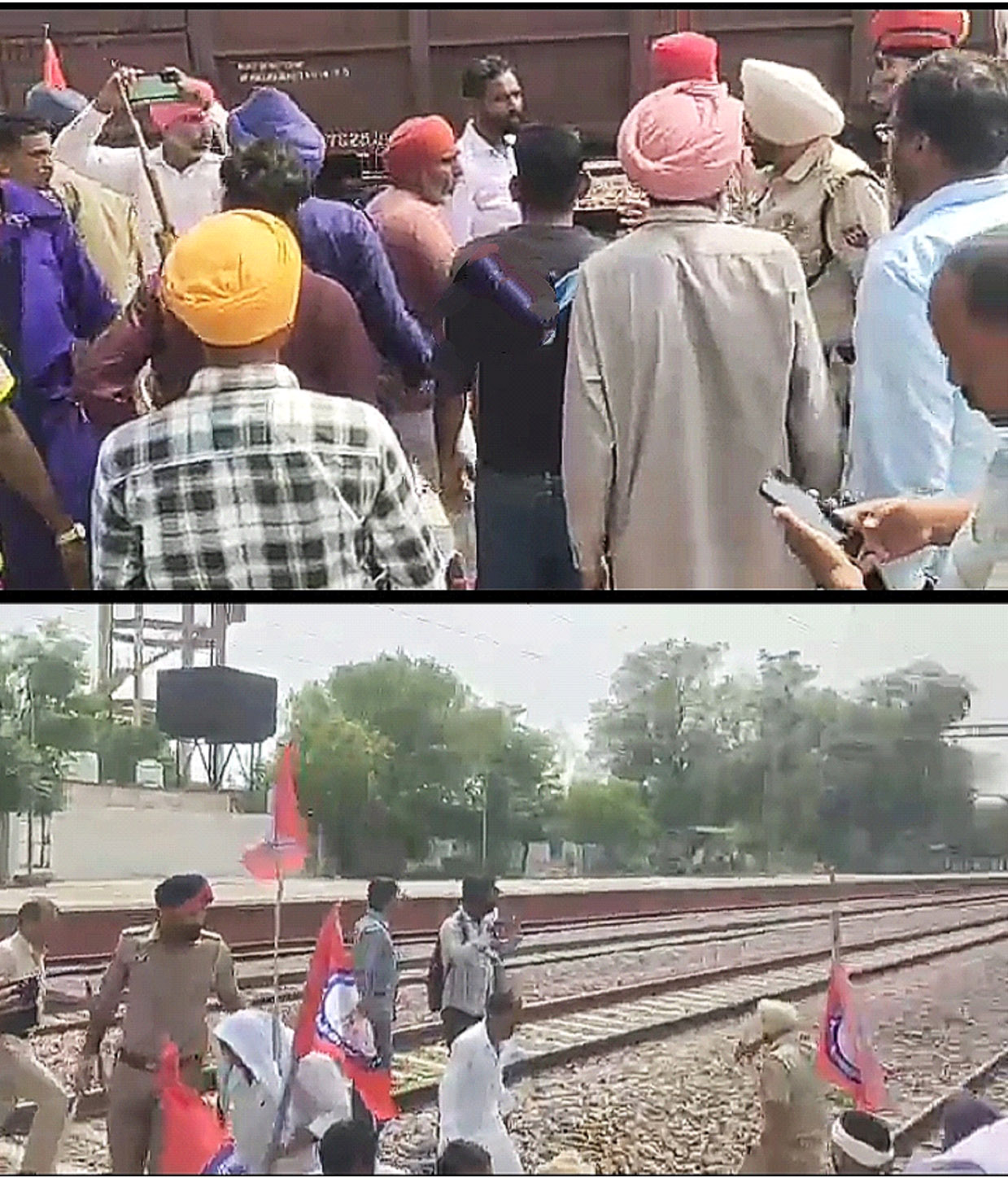 Employees of Punjab Water Supply and Sewerage Board Outsource Union Maur demonstrated.
